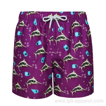 Swim Photo Printed Board Short Men Beach Shorts